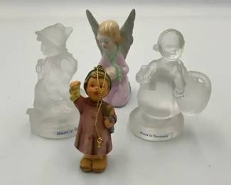 Goebel Crystal Figurines  Angel, Made in Germany Vintage Collection