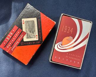 1934 Worlds Fair Playing Cards