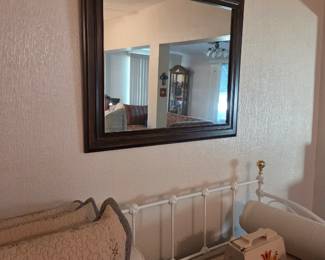 Large wall mirror