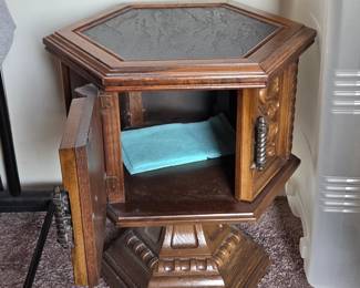 Inside view of Poe Table and table top