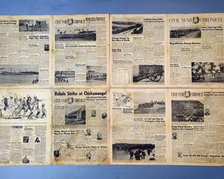 Civil War Chronicle Newspapers, Includes A Compilation Of Civil War News Stories From Both The North And South