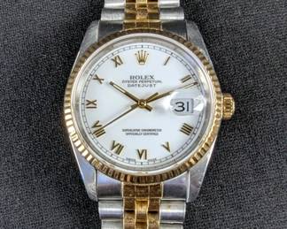 Rolex Datejust Ref. 162333 36mm Two-Tone 18K Gold And Steel Watch, Box And Papers – A Watch That Gives Back. Supporting Veterans Community Project 