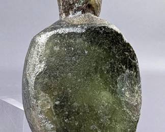 2,000 Year Old Roman Glass Bottle, 2" x 1.5" 