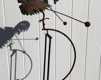 Rooster Rocker Garden Stake