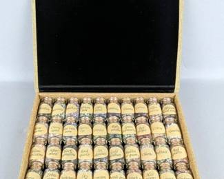 40 Mini Gemstone Bottle Display Set 