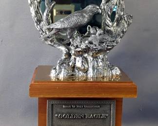 Michael Anthony Ricker Golden Eagle Birds Of Prey Collection Signed Sculpture 