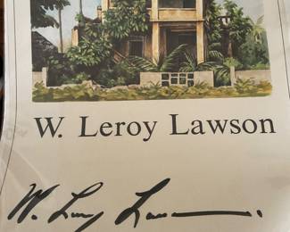 Leroy Lawson Exhibition Poster - $45