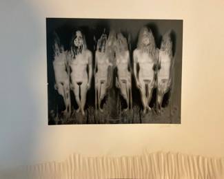 Artist Signed - Todd Walker - matting water damaged - $250