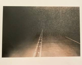 Unsigned by Artist AJ Meek - Street in a Snow Storm - $40