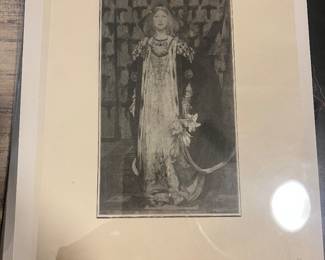 Antique European Print $100