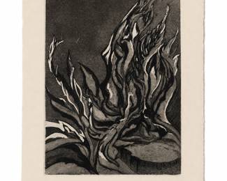 Attributed to Josephine Gosiak (Colorado) Original lithograph, unsigned - $100