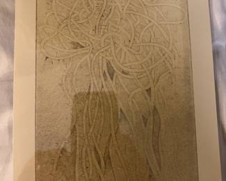 Artist Signed by Adrian Van Suchtelen - Gordian Tangle, 1976 Original etching, signed and numbered (21/50)