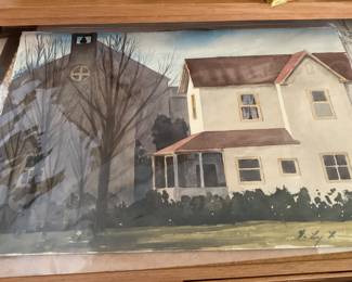 Leroy Lawson original on paper - $300