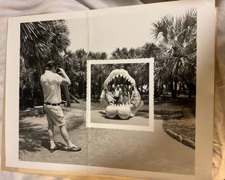 Test Print signed by Jerry Ulesmann - signed letter on back from 1978 - $1,000.  