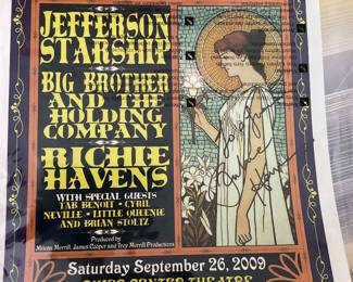 “A Brand New Day” Poster Signed by Richie Havens - $200