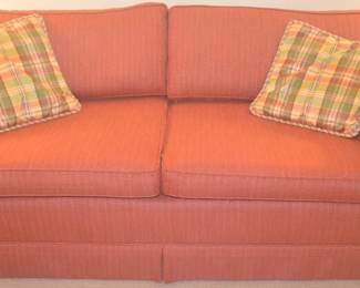 Vintage red couch