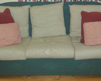 Large selection of Green wicker furniture