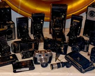 Antique cameras 