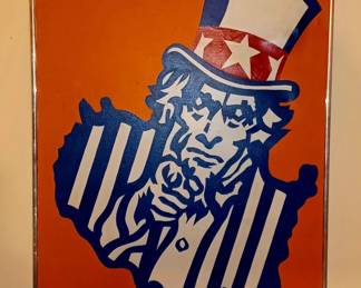 Oil on canvas painting 