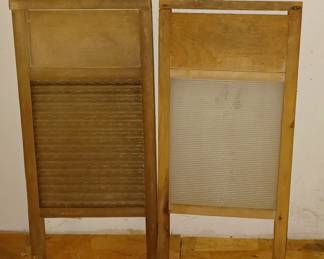 Small vintage scrub boards