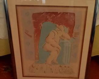 Signed Peter Max Litho