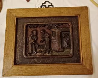 Wooden Handcut Chinese picture