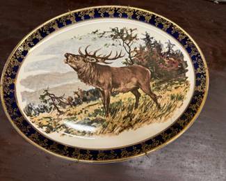 vintage oval Henley Weatherby Falcon Wear Platter