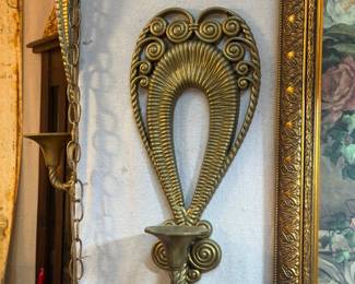 vintage heart shaped wall sconces
