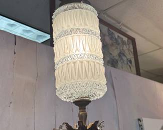vintage hollywood regency hanging swag light