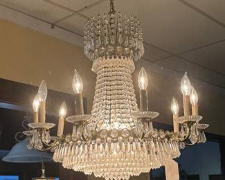 beautiful decorative crystal chandelier