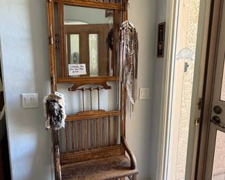 Antique Hall Tree