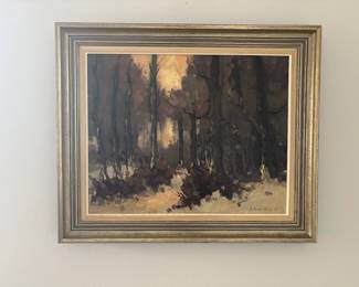 framed painting