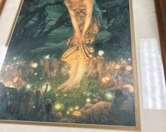 Edwin Robert Hughes print, "A Midsummer's Night Dream"