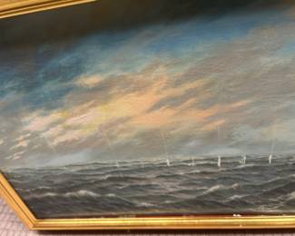 Ocean scene from Joubert Gallery in Houston 