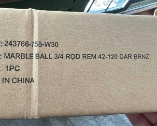 Lot 58: 2 Adjustable Curtain Rods