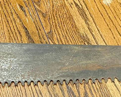 Lot 38: Vintage Warranted Superior Hand Saw