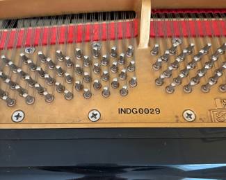 D5 - $3000. Samick black lacquered piano with bench. Last 2 keys stick a bit. 