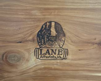 D26 - $75. Lane Cedar Hope chest. Measures 47” wide x 19” deep x 22.5” tall.