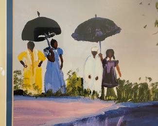 D13 - $60. Large - Ruth Russell Williams print. Measures 34.75” wide x 27” tall. 