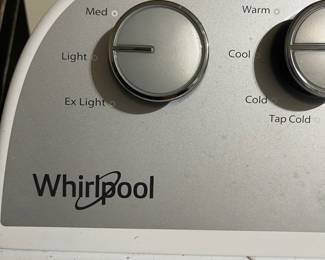 D31 - $150 PAIR. Whirlpool washer and dryer (non-matching). Some paint peeling on washer. 