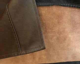 D4 - $750 each. 2 available. Haverty’s Magnus leather power swivel recliners. Brandy color pattern.  These are on the smaller side. Ideal for someone around 5’5”.   Measures 32”wide x 31”deep x 39” tall. Extremely comfortable and in great condition. No pets or smoking. 