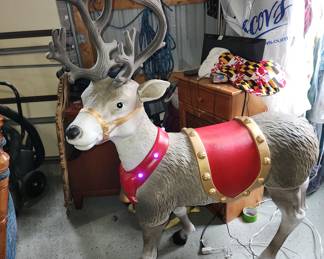 4.5 foot LED lighted reindeer