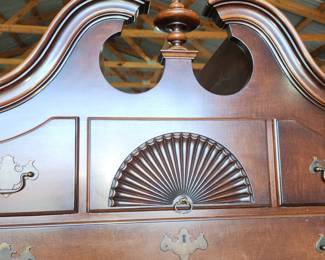Mahogany highboy
