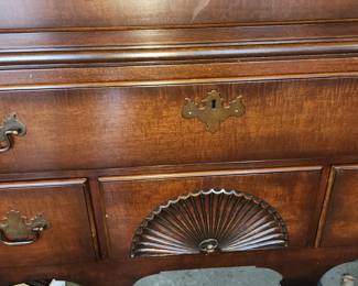Mahogany highboy