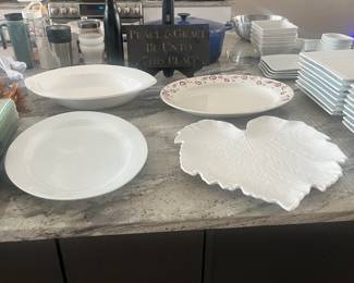 A variety of serving trays