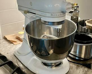 KitchenAid Mixer with attachments