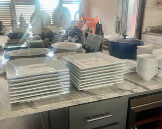 Everyday White porcelain plates