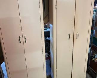 Vintage metal cabinets