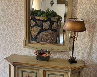 Foyer Console w/ Mirror