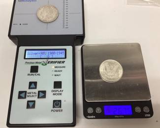 2) 1921 P Morgan silver dollar Philadelphia mint silver coin